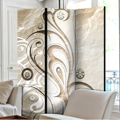 Solid Wood Folding Room Divider