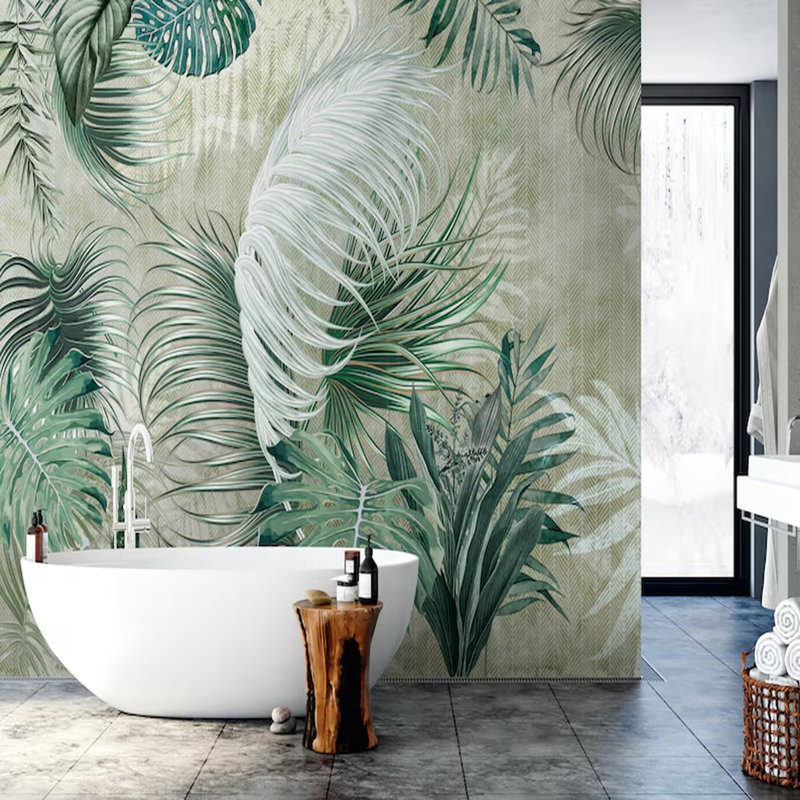 Whispering Tropics, 138" L x 106" W