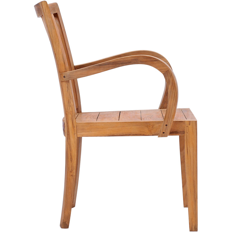 Chanelle Outdoor Teak Dining Armchair