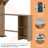 Classic 13 FTx 15 FT Solid Wood Storage Hardtop Patio Gazebo-111006114