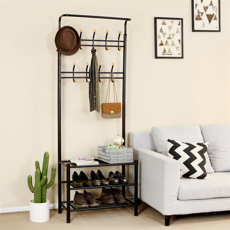 Akke Hall Tree 68.8cm Wide, Black