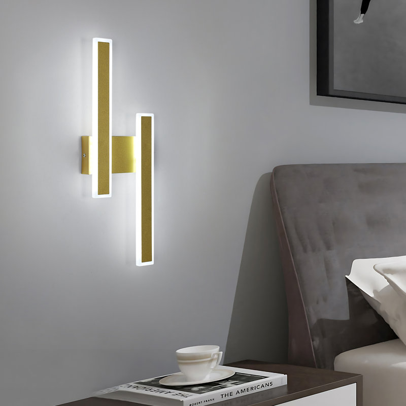 Recessed Wall Light, Gold