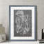 « graphique feuillage iv » par paul cezanne-impression sur cadre photo-1885965128-1885965129