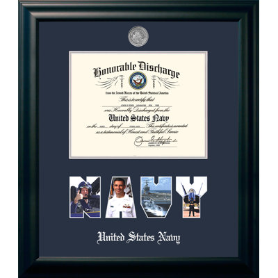 Navy Discharge Picture Frame