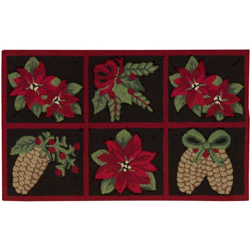 Tapis de noël zone noire Monahan