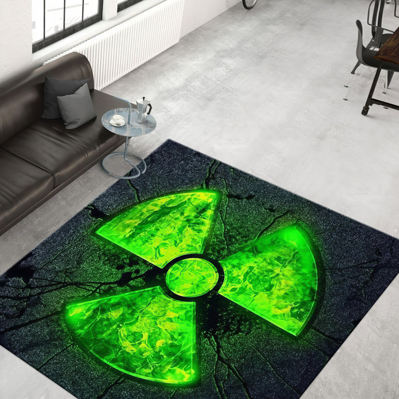 Stylish Non Woven Soft Printed Rug with a Sophisticated Palette of Warm Earth Tones and Intricate Geometric Pattern Ideal for Enhancing the Aesthetic Appeal of Your Living Room or Bedroom Decor