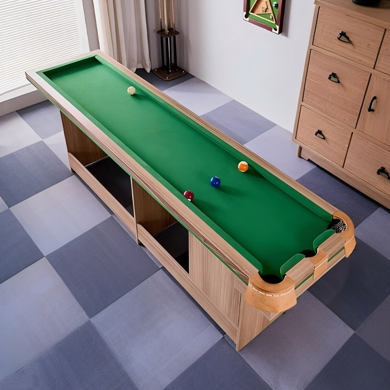 Home Training Solid Wood Storage Automatic Ball-Returning 8'Pool Table