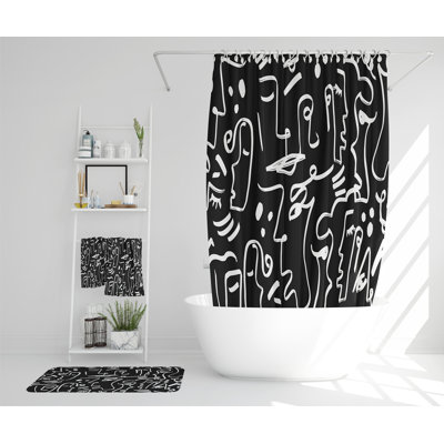 Nasriddin Polyester Shower Curtain Set