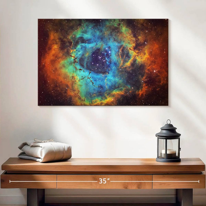 Oberle Cosmic Rosette Nebula, 16" H x 24" W