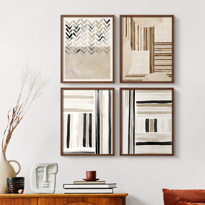 «Soft Inspiration I», ensemble de 4 encadrées