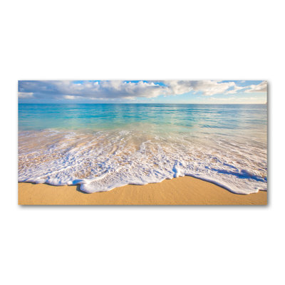 Hawaiian Beach - Wrapped Canvas Print