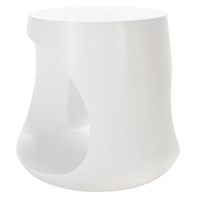 Angelette Concrete Top End Table