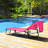 Ruen Outdoor Metal Chaise Lounge