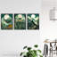 Geometric Forest Mountain Landscape Boho Full Moon Sunrise - 3 Piece No Frame Print Set-1324615924