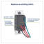Gradateur à glissière noir 600 watts Levora Decora SureSlide