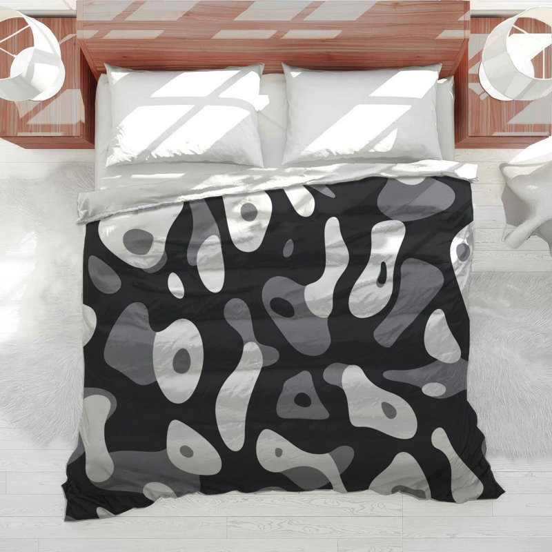  Abstract Shapes Cool Bedding, King Duvet Cover