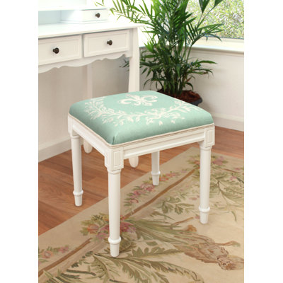 Tabouret de coiffeuse en bois massif