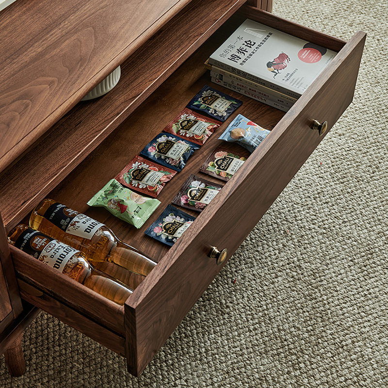 Black walnut end table