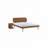 Platform Bed with Oval Headboard-887730309