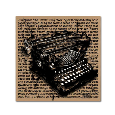 « three-quarter machine » par roderick stevens, impression sur toile tendue