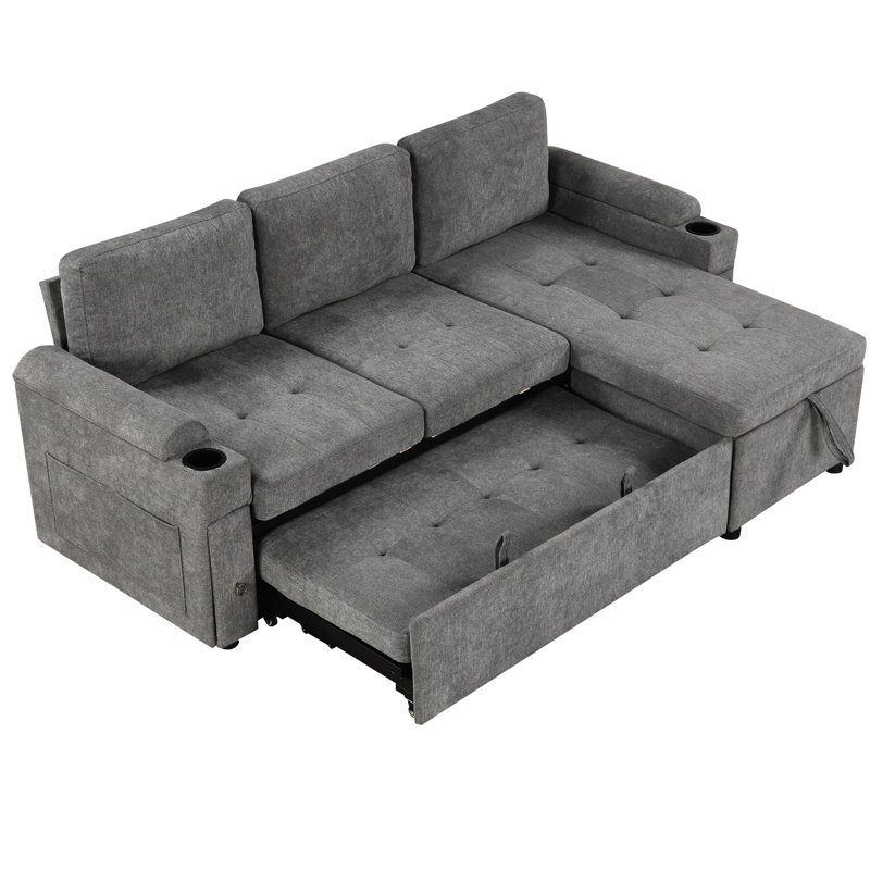 - 5Pc Seating Collection: F8934 Corner Chair, F8935 Armless F8936 , Gray Fabric, Robust Wood Frame Structure Sitting Furniture: Stable