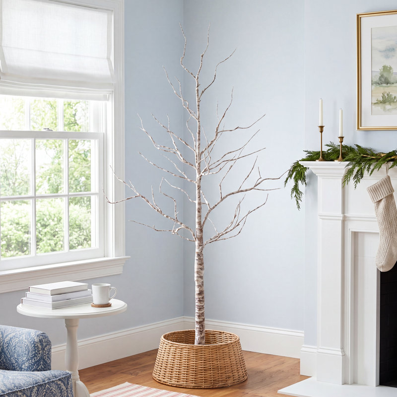 6 ft. LED Pre Lit Birch Tree with Warm White Lights