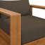 Chaise de patio en bois d'acacia Tahoe