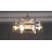 Notchietown 18" Industrial Reversible Ceiling Fan with 6 Lights and Remote, DC Motor 6 Speeds Ceiling Fan-1428036697