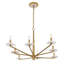 Judi 8-Light Chandelier in Distressed Gold by Breegan Jane-1310811382