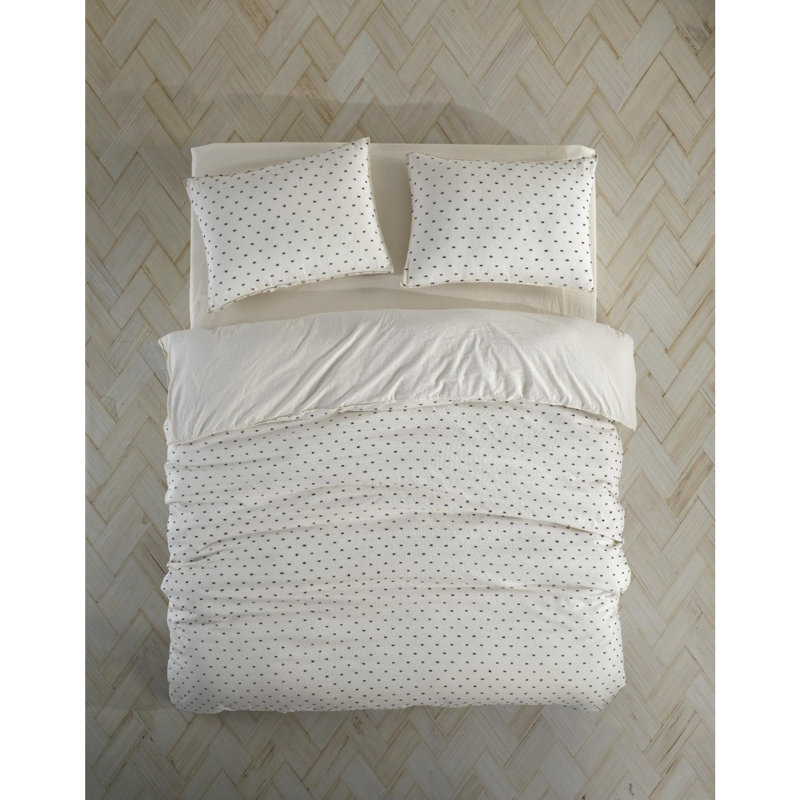 Quiltisse Cotton Bedspread with Pillowcases, Double Bedspread + 2 Standard Pillowcases