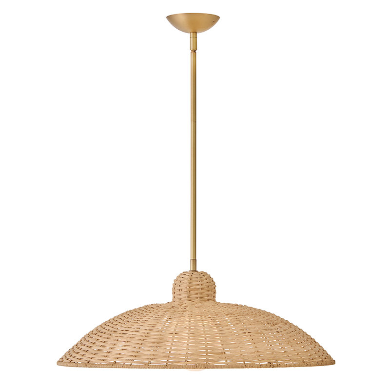 Grand luminaire suspendu Pismo, Jaune