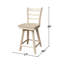 Tabouret de bar et de comptoir Delmontez-43807966