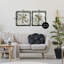 Ensemble de 2 cadres flottants Reminiscent Floral Abstraction, design par Liz Jardine-1337689137-1337689136