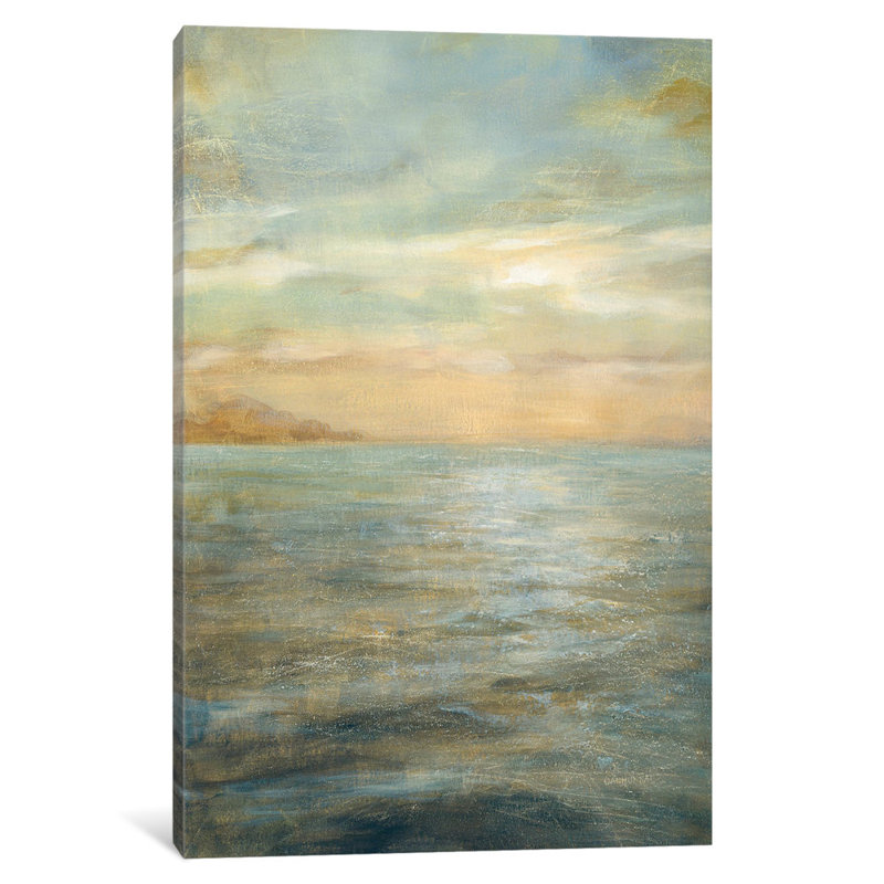 Serene sea ii, impression sur toile tendue, H 18 po x l 12 po x P 1,5 po