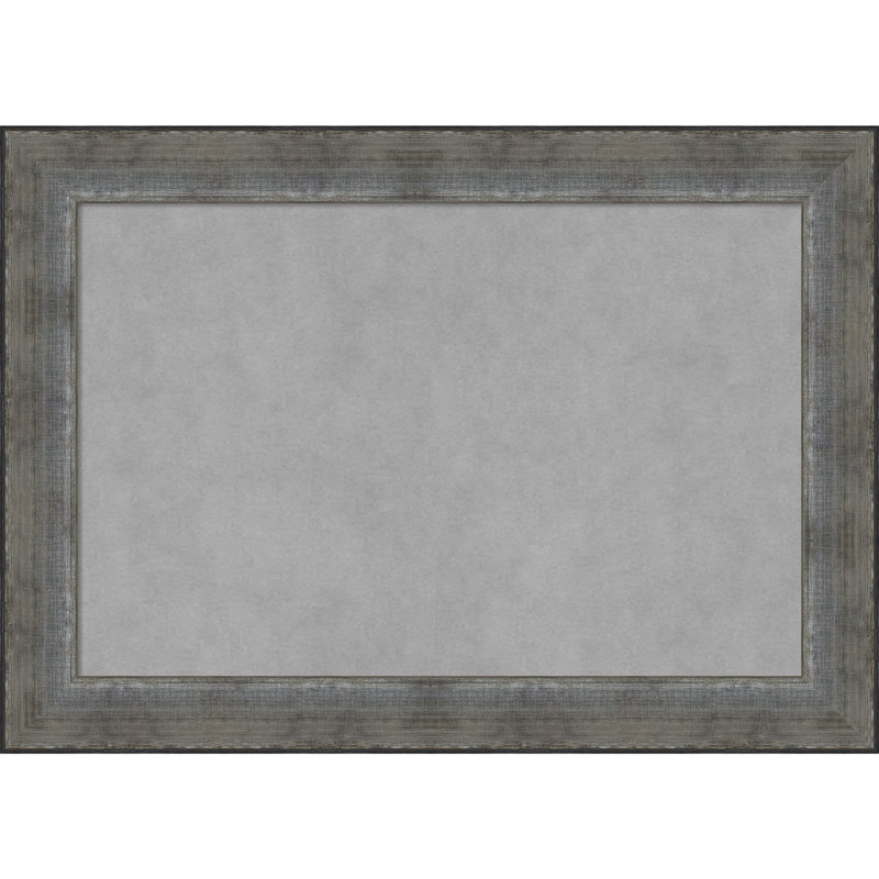 Tableau magnétique encadré étain forgé, H 20 po x l 28 po