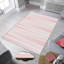 Tapis rose en polyester tissé à la machine Debbera-1507280754