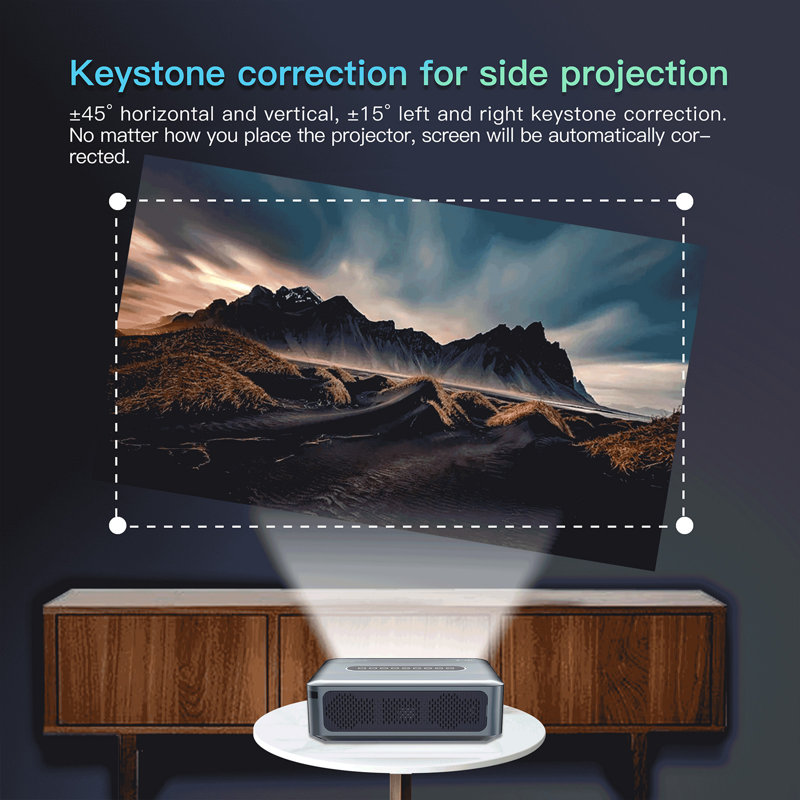 8K HD Projector For Home Phone Laptops