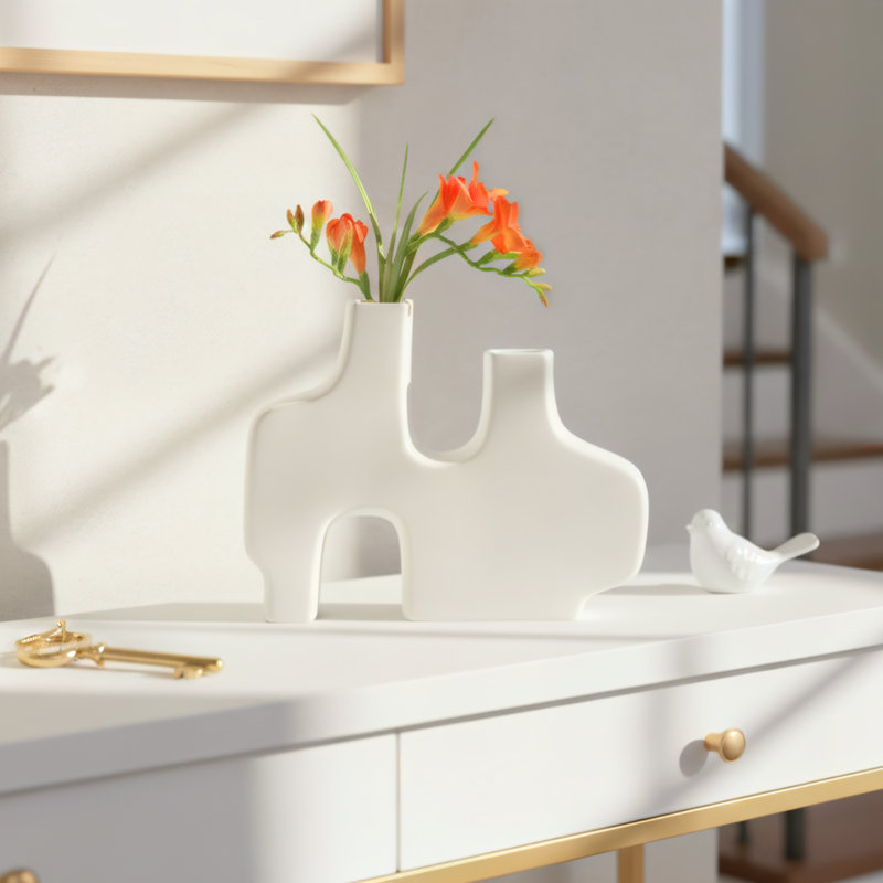 Vase Eleanor, Blanc