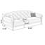 Causeuse-coussin en polyester vert standard-1716041840
