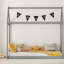 Lit simple en bois (lit)