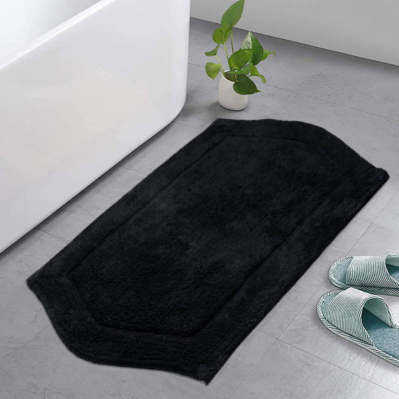 Tapis pour salle de bain Morissette, L 17 po x L 24 po, Jaune