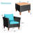 Alizandra Acacia 2 - Person Patio Conversation Set with Cushions-1922862591