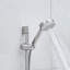 Pomme de douche à effet de pluie 10 pouces avec robinets coulissants - Robinet pour salle de bain mural