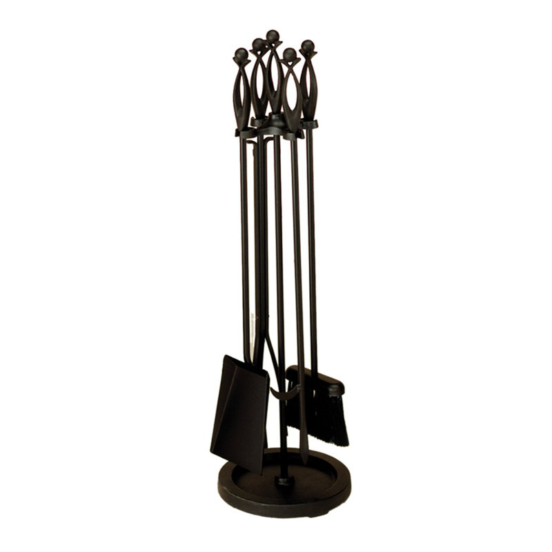 Theia Iron Fireplace Tool Set