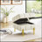 Rectangle Tufted Upholstered Leather Ottoman with Elegant Design and Versatile Functionality for Modern and Classic Interiors-319889732