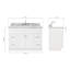 Ensemble de meuble-lavabo simple 49 po Abell-60199482