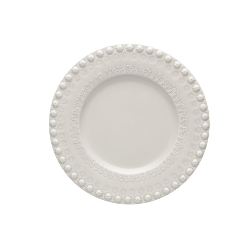 Earthenware Salad/Dessert Plate, Sandy Gray