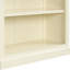 83 tablettes de rangement de 83 po de hauteur avec DEL à trois couleurs, tablettes réglables, beige et jaune, convenant à un ensemble de vidage de bibliothèque de décor de salon, trou de câble, 85,3 po de hauteur, différentes pièces jaunes