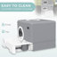 PP Enclosed Cat Litter Box with Scoop-96130708