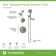 Elm HydroMersion Five Mode Shower Trim with Three Mode Hand Shower